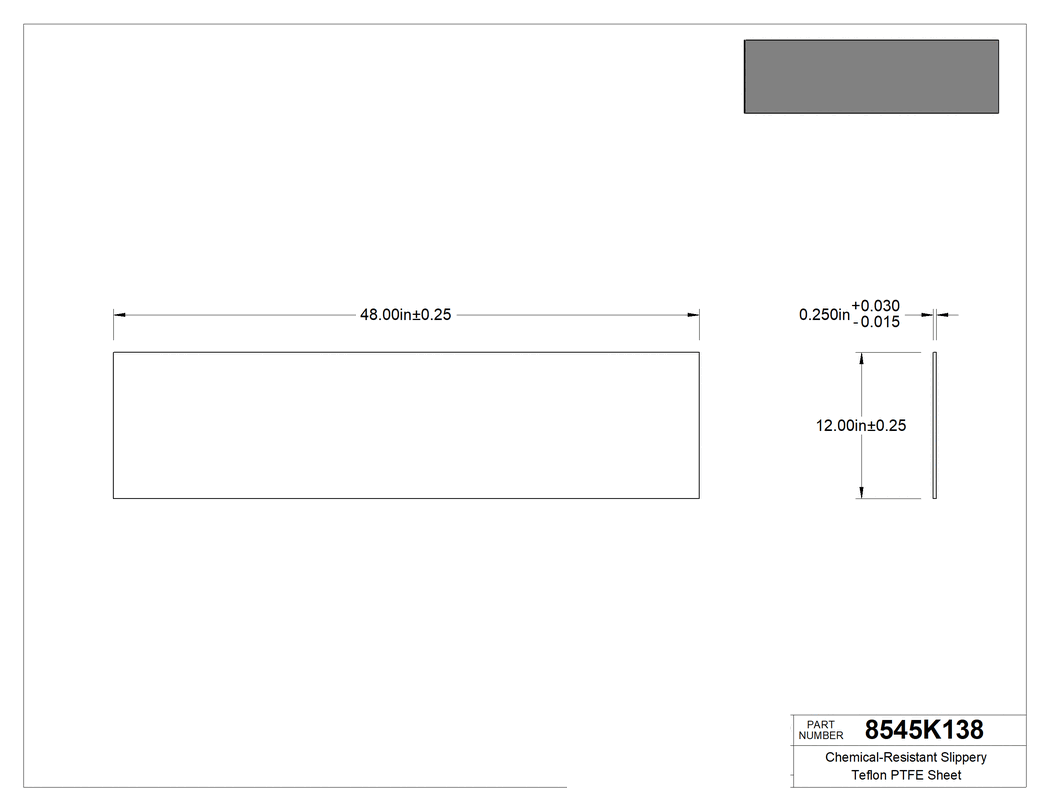 Technical drawing - 8545K138